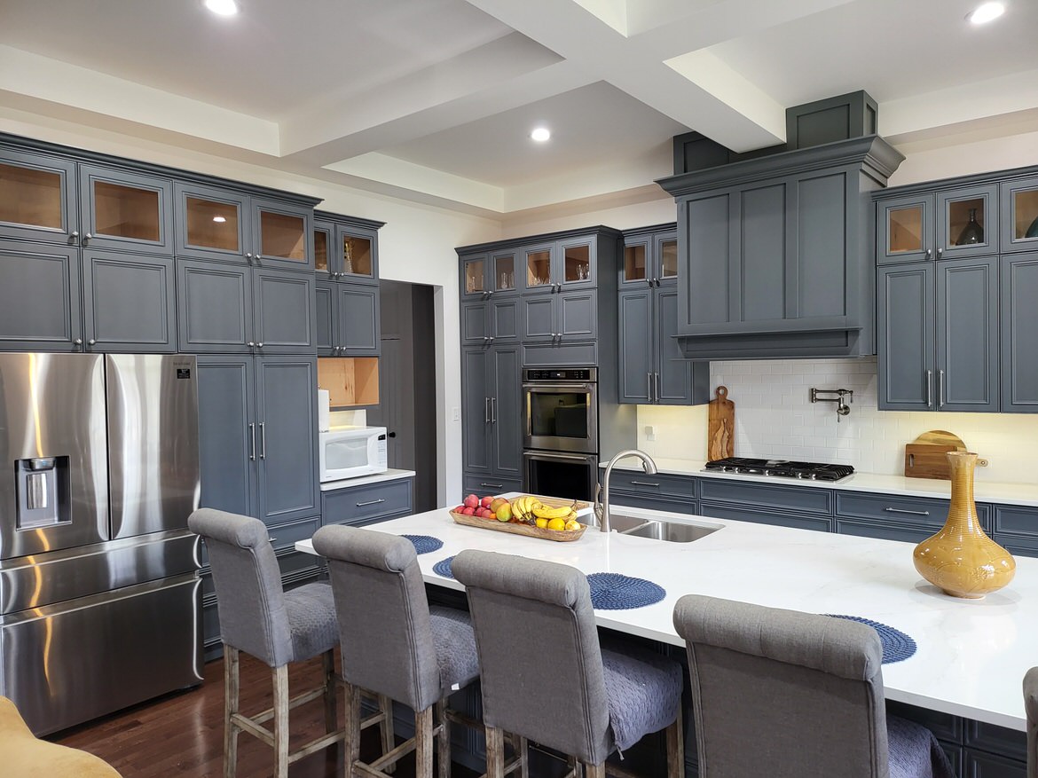 custom kitchen cabinets with custom oven range cover